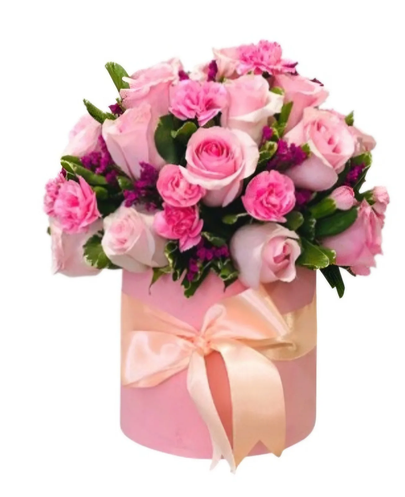 Arreglo Rosas Premium Muted Pink